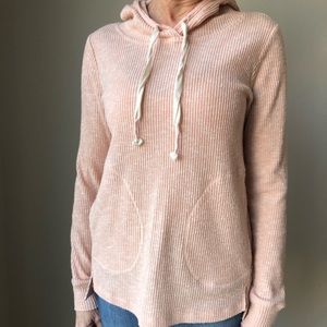 Soft long sleeve hooded top